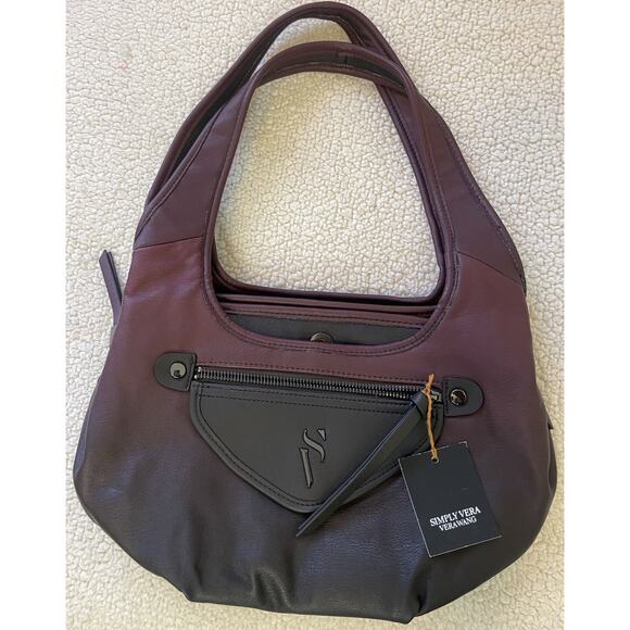 Simply Vera Wang Satchel Crossbody Bag Handbag Purse - New - Picture 2 of 10